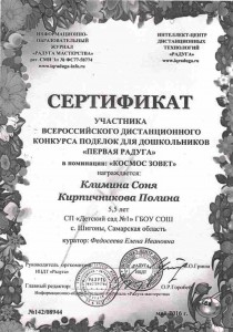 Klimina Kirpichnikova sertifikat   